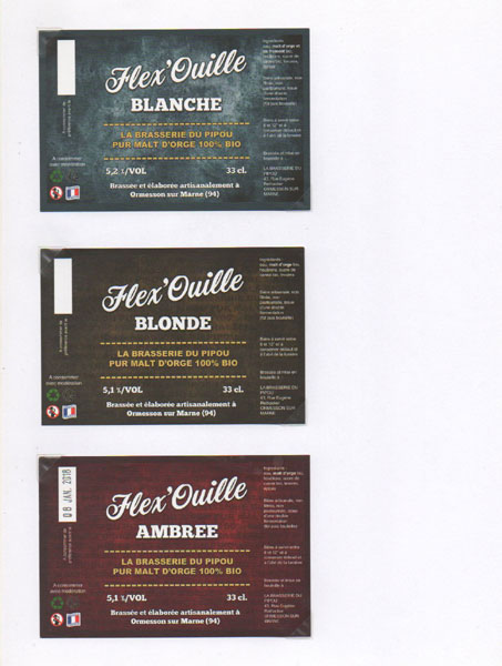 étiquettes de la collection