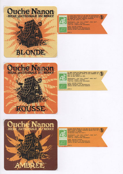 étiquettes de la collection