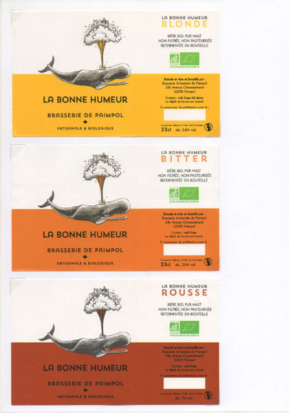 étiquettes de la collection