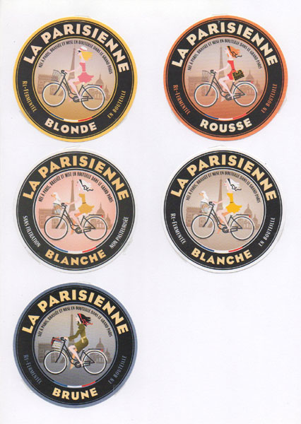 étiquettes de la collection
