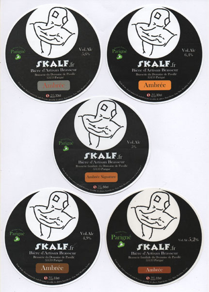 étiquettes de la collection