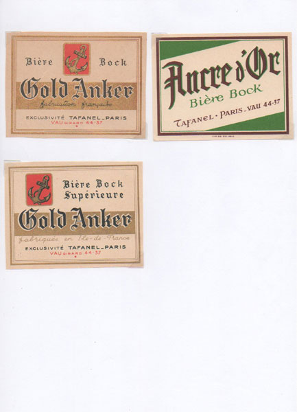 étiquettes de la collection