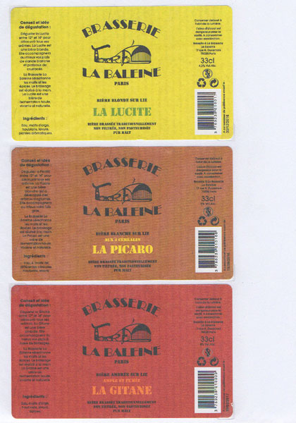étiquettes de la collection
