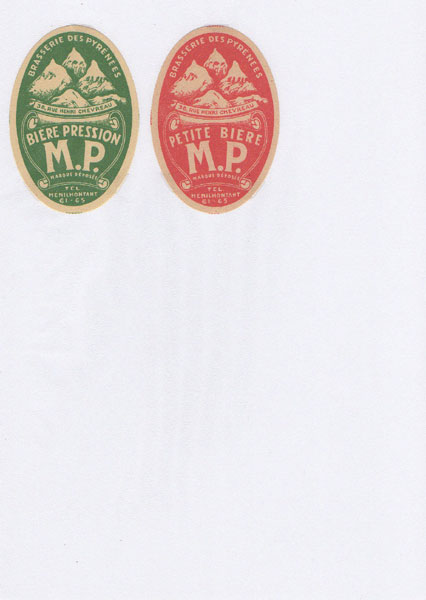 étiquettes de la collection