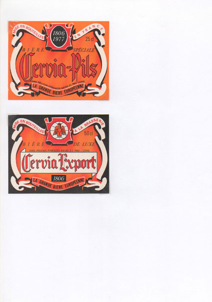 étiquettes de la collection