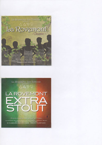 étiquettes de la collection