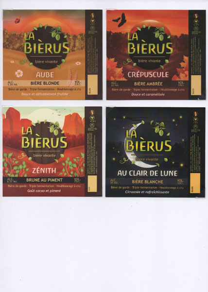 étiquettes de la collection