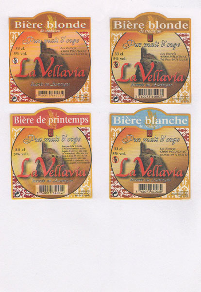étiquettes de la collection