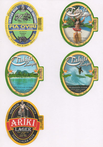 étiquettes de la collection