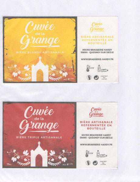 étiquettes de la collection