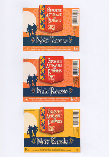 étiquettes de la collection
