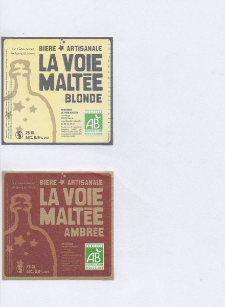étiquettes de la collection