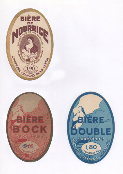 étiquettes de la collection