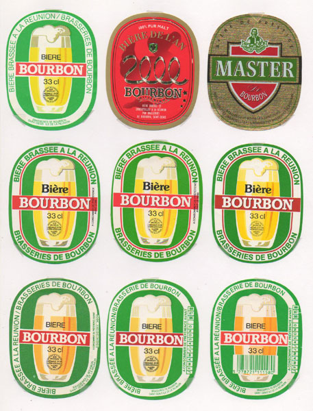 étiquettes de la collection