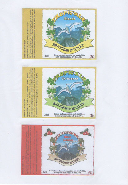étiquettes de la collection