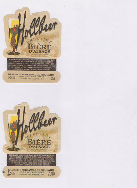 étiquettes de la collection