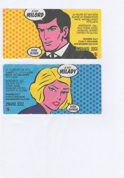 étiquettes de la collection