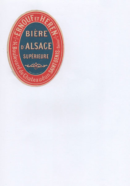 étiquettes de la collection