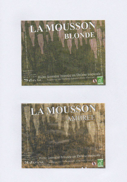 étiquettes de la collection