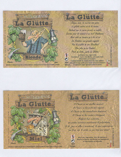 étiquettes de la collection
