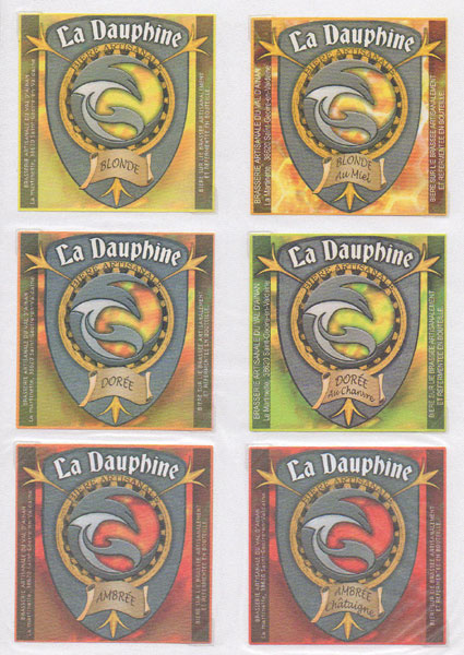 étiquettes de la collection