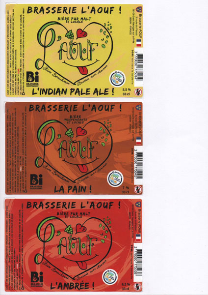 étiquettes de la collection