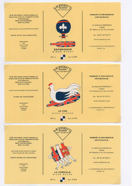 étiquettes de la collection