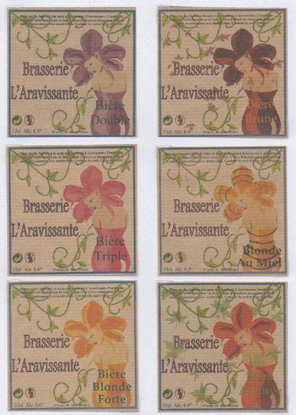étiquettes de la collection