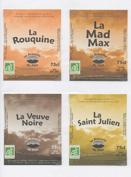 étiquettes de la collection