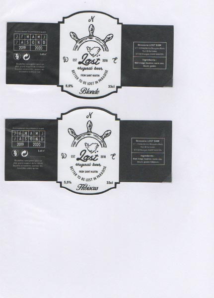 étiquettes de la collection