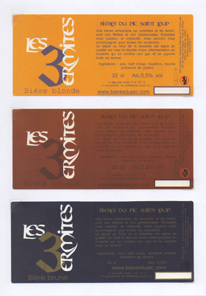 étiquettes de la collection