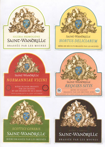 étiquettes de la collection