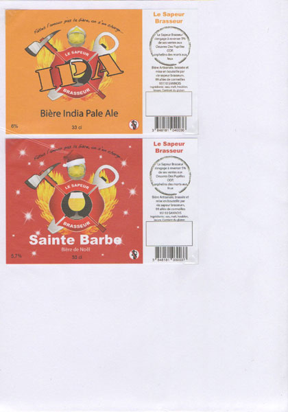 étiquettes de la collection