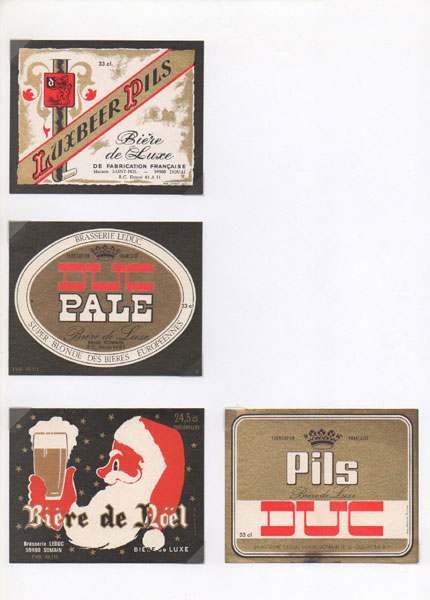 étiquettes de la collection