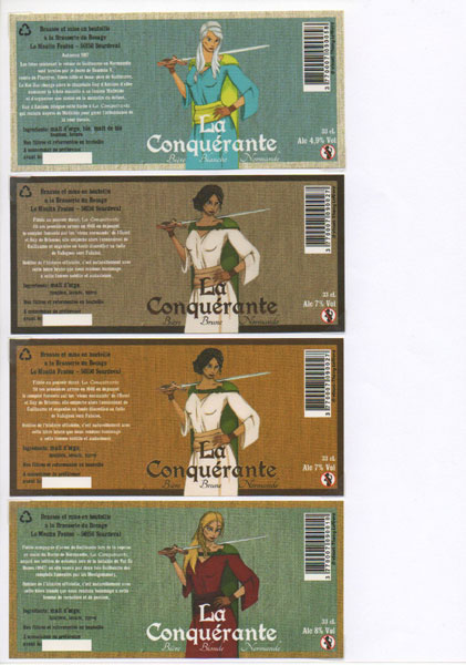 étiquettes de la collection