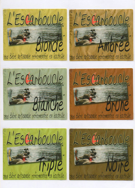 étiquettes de la collection
