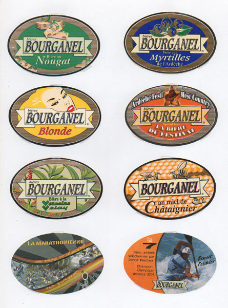 étiquettes de la collection