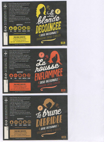étiquettes de la collection