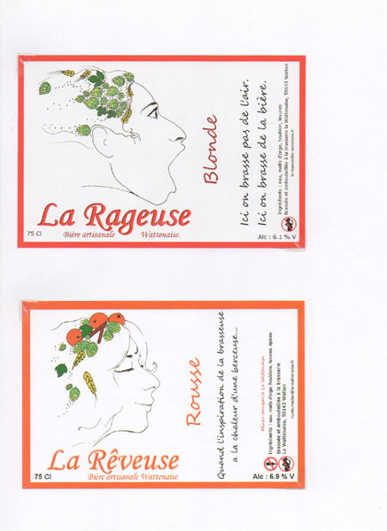 étiquettes de la collection
