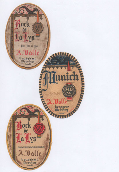 étiquettes de la collection