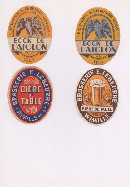 étiquettes de la collection