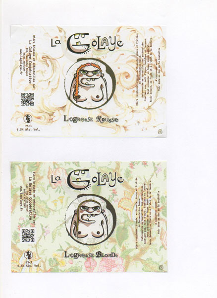 étiquettes de la collection