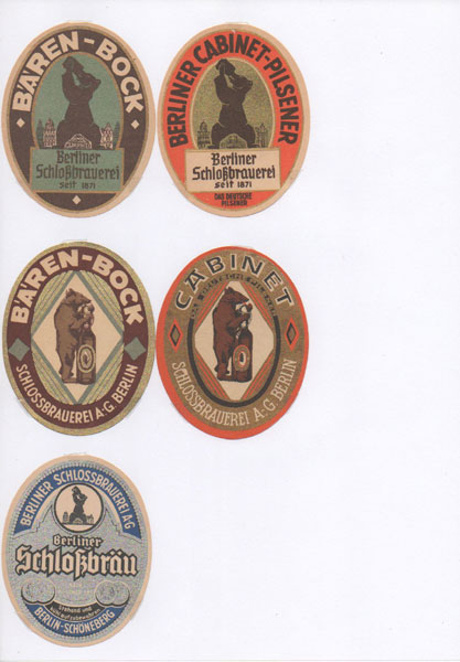 étiquettes bière de la collection