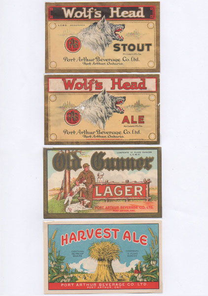 étiquettes bière de la collection