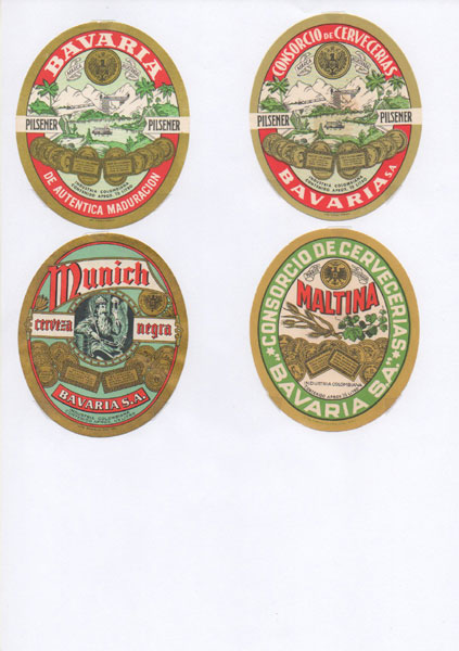 étiquettes bière de la collection