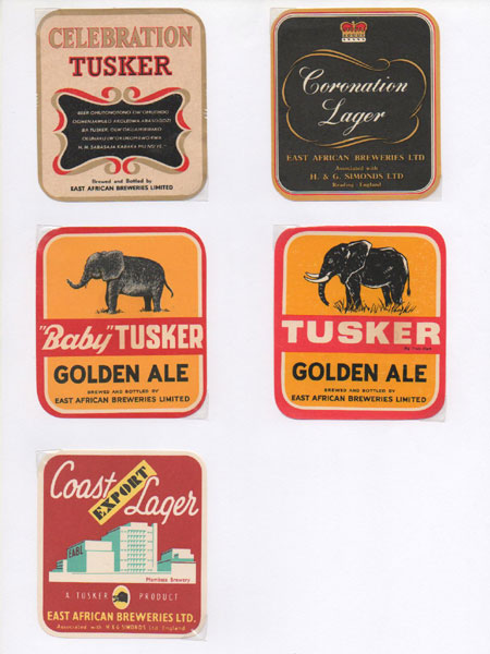 étiquettes bière de la collection
