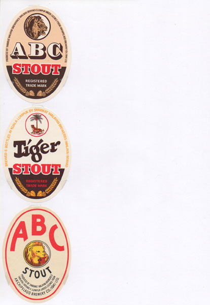 étiquettes bière de la collection