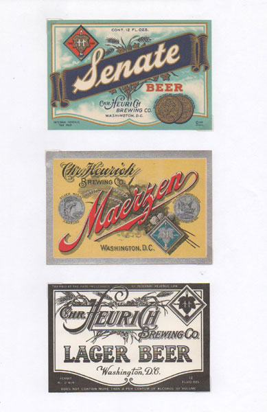 étiquettes bière de la collection